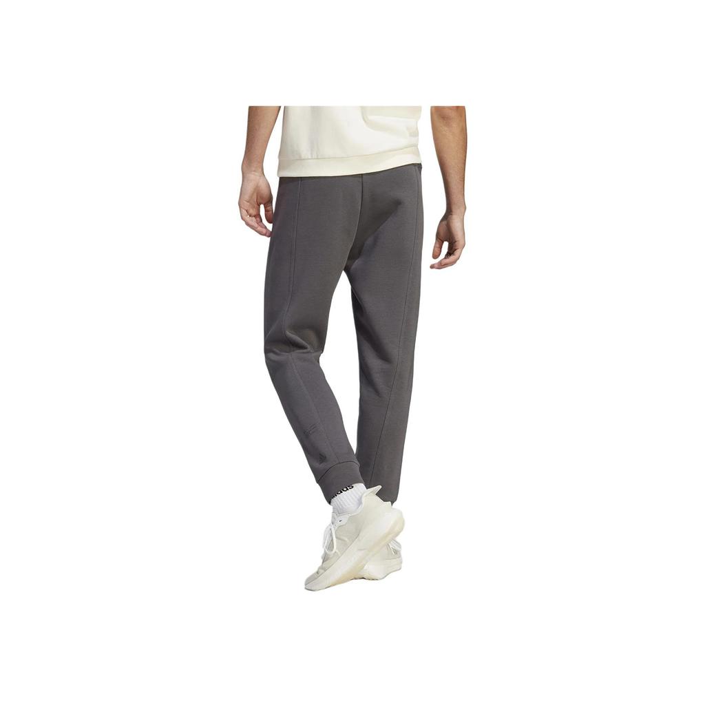 adidas Solid Color Pocket Detail Cuffed Casual Sports Pants Men Bottoms Gray IC9746