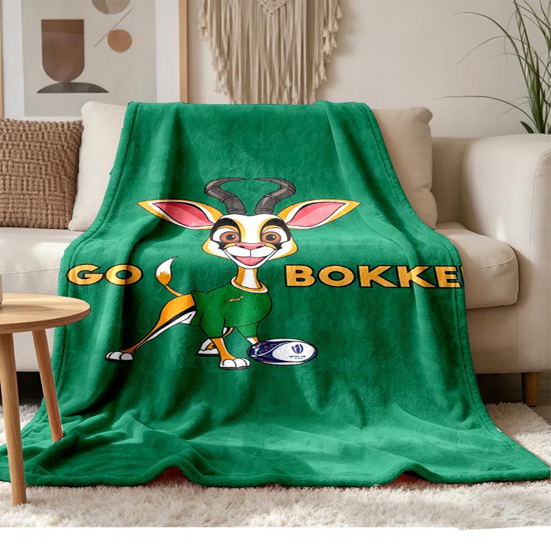 Νότια Αφρική Springboks Μαλακό και άνετο φανελένιο Κατάλληλο για καναπέδες σαλόνια υπαίθριο κάμπινγκ ταξίδια και επίσης κάνει ένα υπέροχο δώρο επετείου