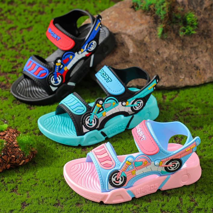 

Summer Sandals for Girls Boys Breathable Sport Sandals Summer Sandals Casual Beach Shoes Soft Sole Kids Shoes Non-slip Sandalias 29