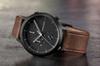 Lilianthal Berlin Brown Chronograph Made in Men's Watch, Germany, C01-102-B002C