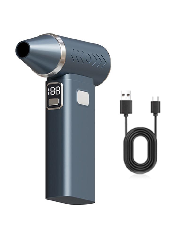 

Турбовентилятор 300000 об/мин Электрический пылесос с подсветкой Воздуходувка Ручной канальный вентилятор для компьютерной клавиатуры На улице Автомобиль Дом серый