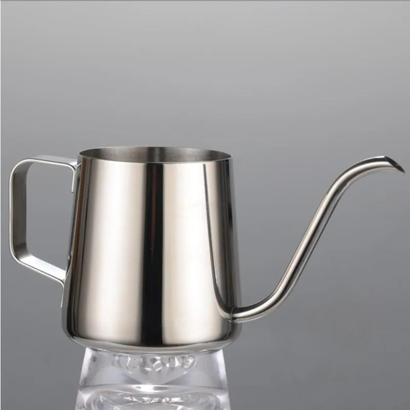 Hand Brewed Coffee Pot, Ear Filter, Long Mouthed, Fine Mouthed Stainless Steel Goose Neck Mouth, Long Mouthed Coffee Pot