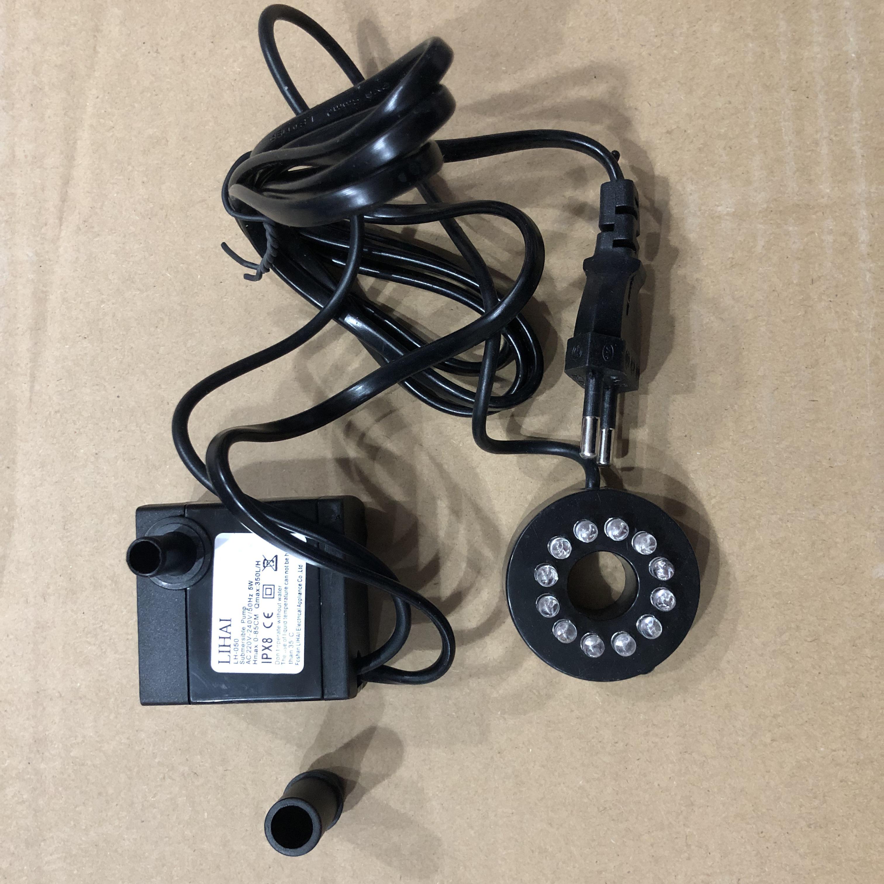 

Водяной насос 12 светодиодов аквариумный пруд для рыбок инструмент для роста растений в аквариуме 5W