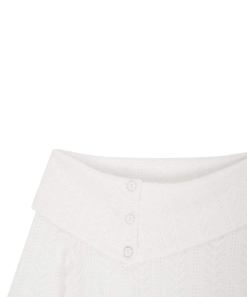 LUVISTRUE El Off-Shoulder Knit(White)