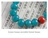 Zibo Boshan Retro Glass Buddha Beads Bracelet - Lake Green Handcrafted String