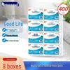 10 Boxes Mixed Dental Kit: Plastic Toothpicks, Disposable Floss Sticks, Flat Wire Floss, Portable Floss Box for Home & Commercial Use