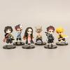 Q Posket Figure  Demon Slayer Mini Figurine 5Pcs 10Pcs 12Pcs 15Pcs Sets Kimetsu No Yaiba Small PVC Dolls Desktop Decora
