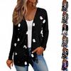 Women's Long Sleeve Cardigan Casual Jacket With Pockets Top