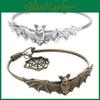 Alloy Festival Bracelet Bat Stylish Bangle Halloween Accessory Fashionable Wristband For Party And Festival Outfits