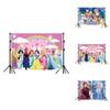 Frozen Background Decoration Banner For Festive Events With Cartoon Design For Party Decor