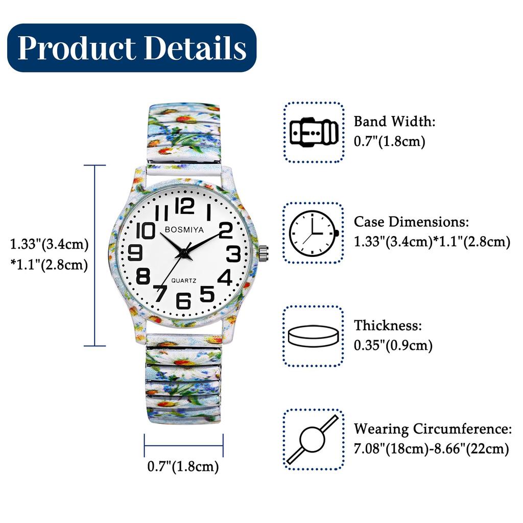 Cute Flower Analog Stainless Steel Fashion Watch White Present Women's Watch, Antique Display, Waterproof, Strap, Commuting, School, Women's -