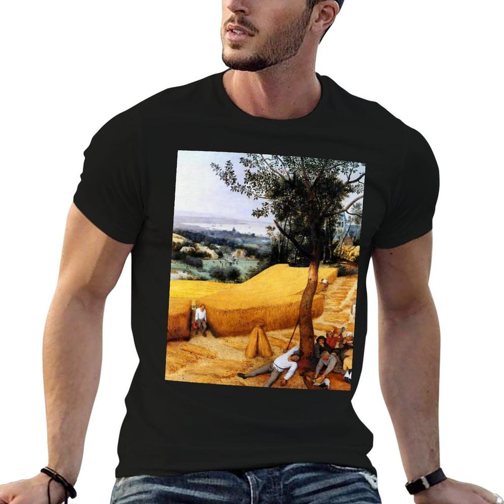 Pieter Bruegel The Elder The Harvesters Tshirt Simple Graphic Design Tshirt