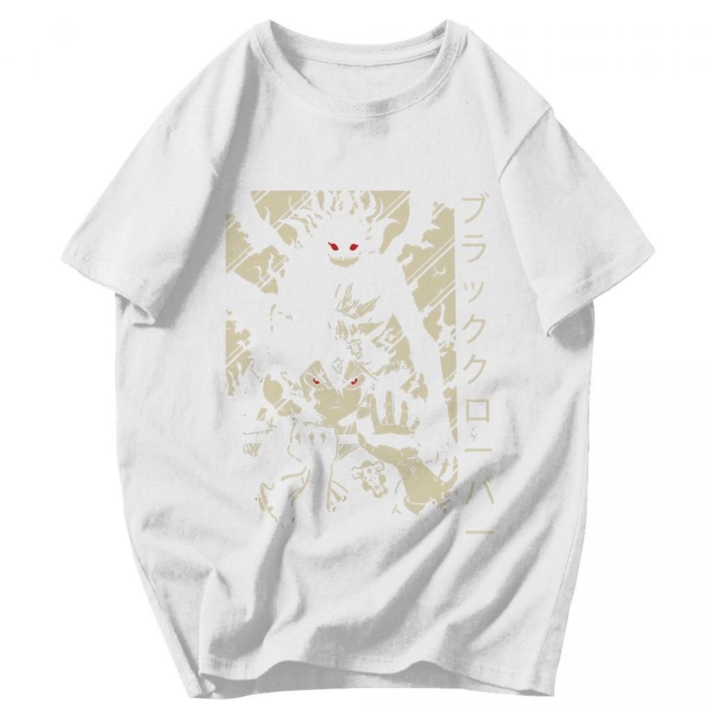 Men T Shirt Asta Black Clover Anime Manga Gifts Y2K Graphic Quality Unisex Tops T Shirts