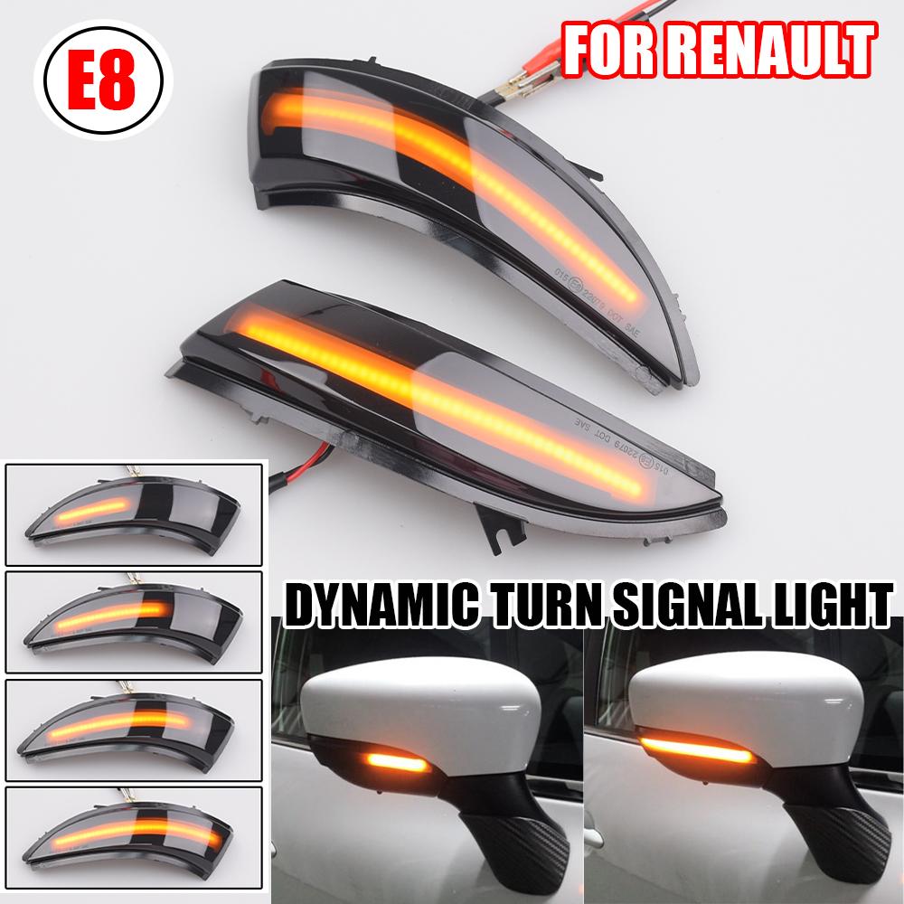 Dynamiczny Kierunkowskaz do Renault KAPTUR CAPTUR J5 H5 Clio IV MK4 4 Lutecia Grandtour LEDowy Kierunkowskaz 2013 2014 2015 2016 Światło