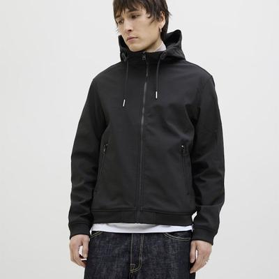 Men's Mid-Season Matte Zip-Up Hooded Jacket