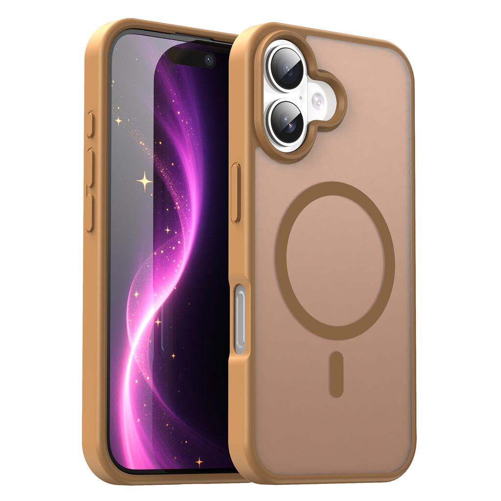 iPhone 16 Magsafe Phone Case,Translucent Matte Shockproof Magnetic Phone Cover for iPhone 16