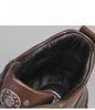 Men's High-top Leather Boots Casual Sneakers Winter Plush Shoes Snow Boots