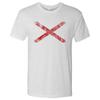 Alabama Flag State Pride Hometown Triblend Mens T-Shirt - Heather White