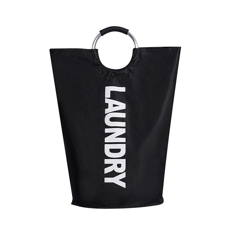 

Сверхбольшая корзина для белья 90 л, водонепроницаемая сумка для белья из ткани Оксфорд с ручкой, корзина для грязной одежды