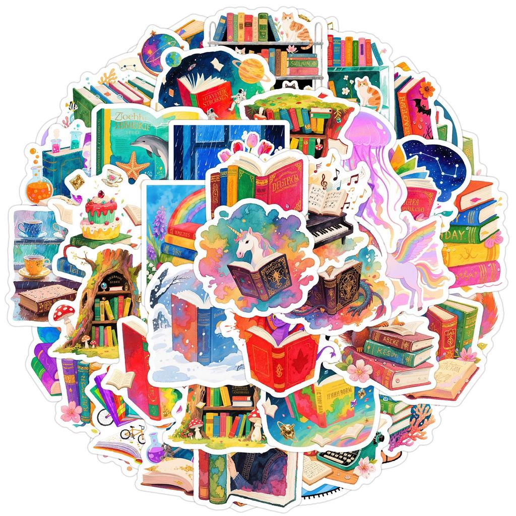 50 Autocolante Drăguțe Stil Graffiti Impermeabile pentru Laptopuri, Sticle de Apă și Altele