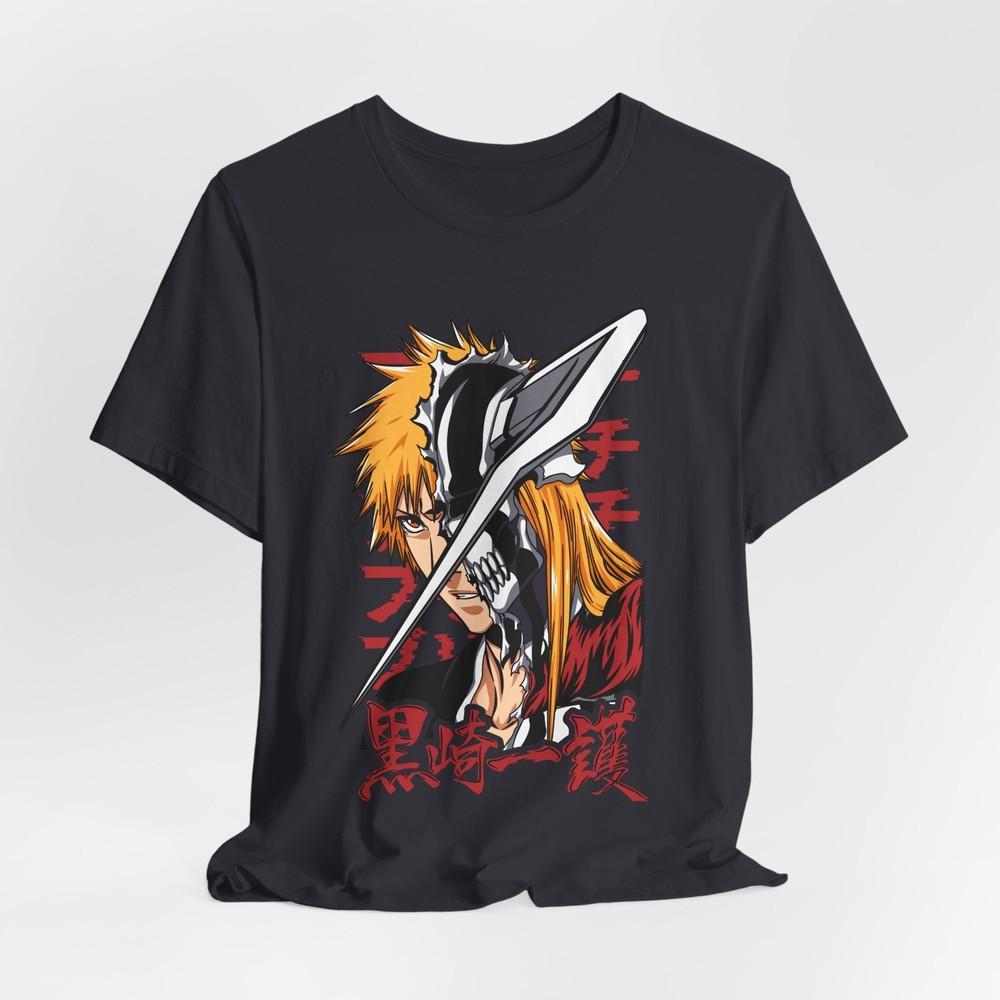 Ichigo Kurosaki Bleach Anime Graphic Tee Unisex TShirt Manga Fan Gift S