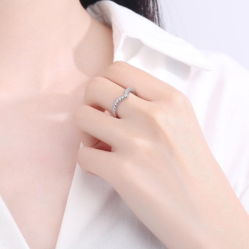 New 925 Silver Ring AAA Zircon High Quality For Women Rings Wedding Fine Jewelry Accessories Party Gift