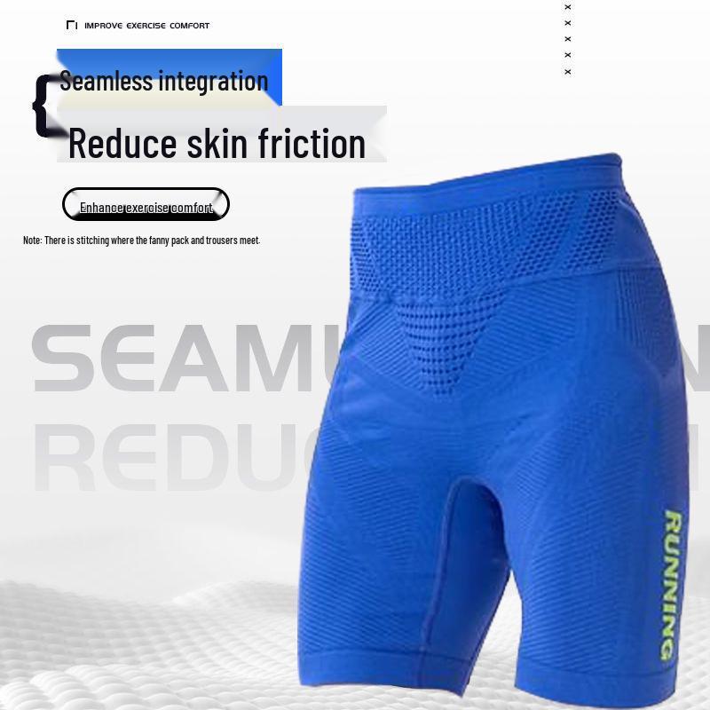 Men s Quick-Dry Compression Capris: Breathable Marathon Running  Cycling Shorts XL