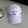 Taak Korean Letter Embroidered Baseball Cap With Sun Protection For Casual Wear