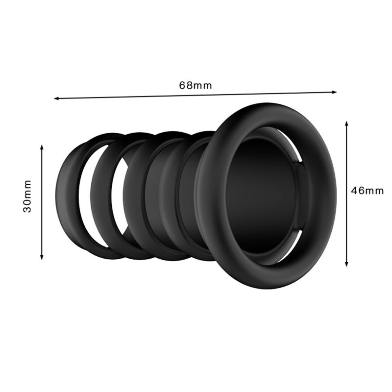 Soft Penis Extender Men Cock Sleeve Ring On Penis Reusable Condoms Spines Sex Studded Enlargement Sex Toys For Male
