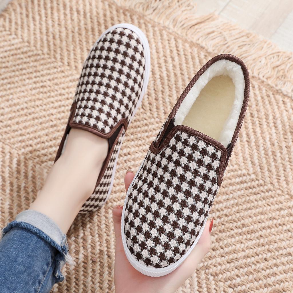 Winter women's cotton shoes cloth shoes student velvet thickened casual shoes non-slip warm mother cotton shoes women