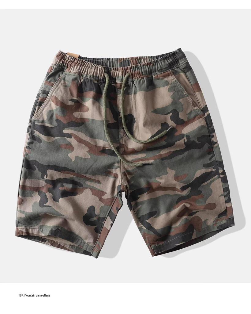 Men's Casual Camouflage Work Shorts - Wear-Resistant, Sports-Ready Summer Shorts