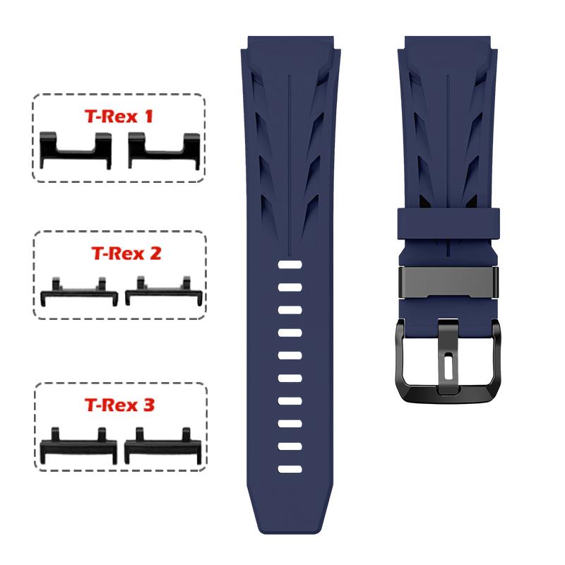 Watch Band for Amazfit T-Rex 3 2 1 Sport Strap Classic Buckle Silicone Wristband for T-Rex 3 2 1 Men Women Accessories Strap