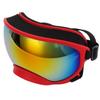 Dog Goggles Windproof Ultraviolet Proof Dustproof Adjustable Strap Durable Dog Sunglasses for Large Breed Red Frame and Red Goggles