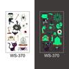 1pc Luminous Tattoo Ghost Taty Fake Tattoo Glowing In Dark Waterproof Temporary Tattoo Stickers Halloween Party for Kids