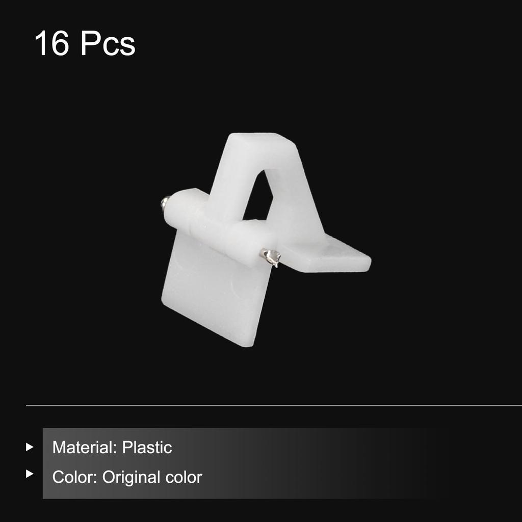 Uxcell RC Hinges, 1" X 0.4" Adjustable Hatch Hinges for RC Model Airplanes, Set of 8