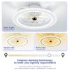 Modern LED Ceiling Fan Light with High Power and Wide Voltage (85-265V) for Restaurants