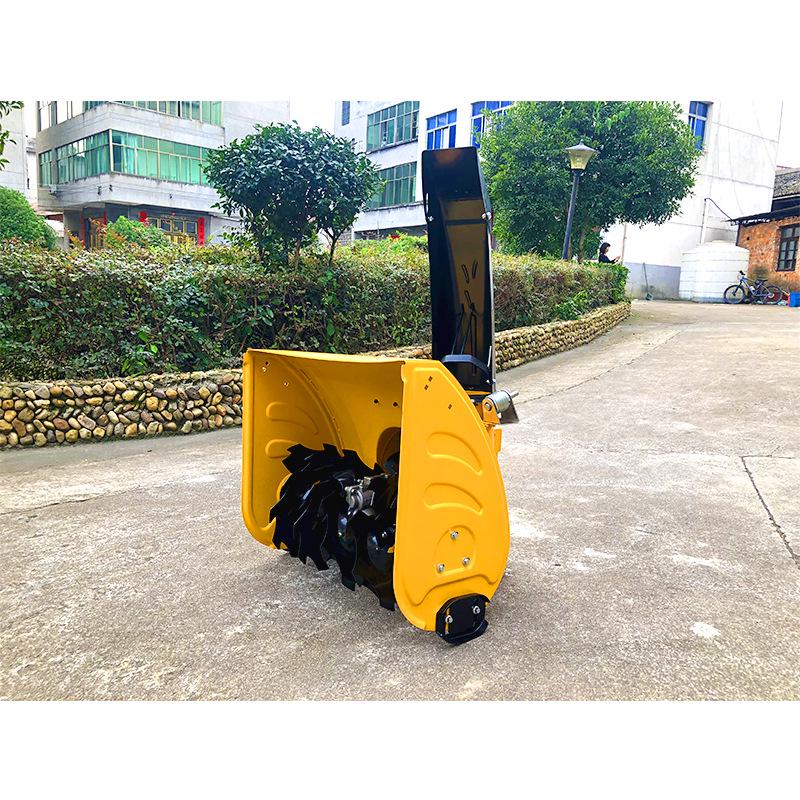 High-Power Hand-Push Snow Blower for Parking Lots and School Grounds