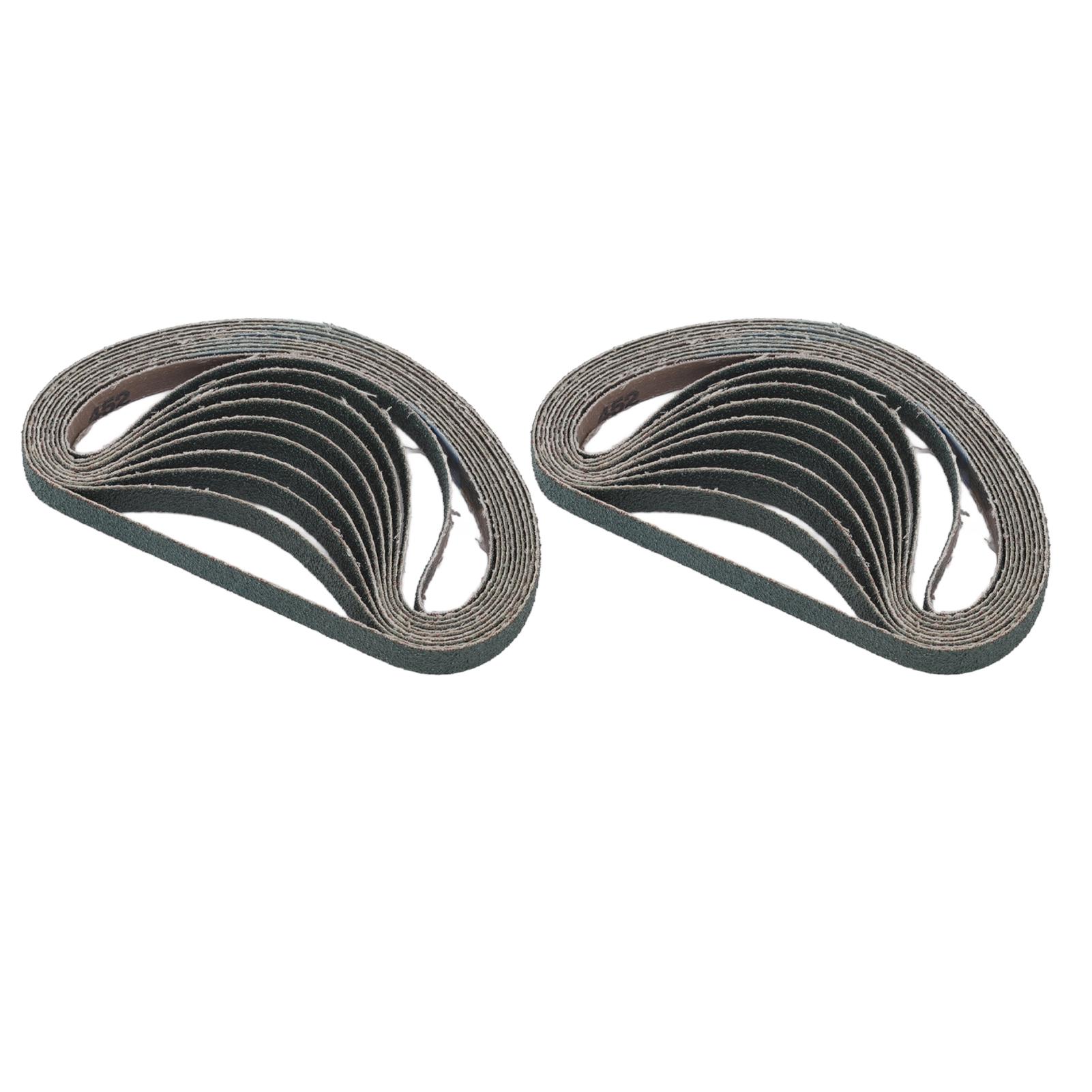 

20Pcs Sanding Belt Abrasion Resistant Antistatic Washable Long Lasting Sanding Sanding Belt Pack for Wood Rubber Metal