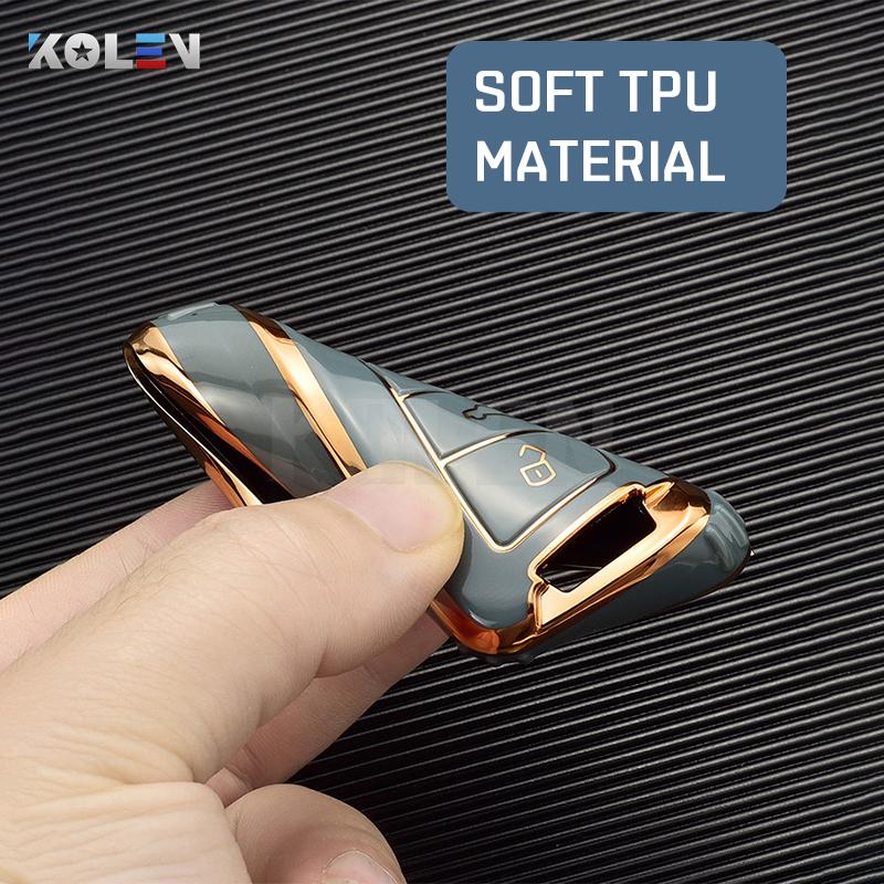 Tpu Car Remote Key Case Cover Shell Fob For Vw Volkswagen Passat B8 Tiguan Magotan Golf For Skoda Kodiaq Superb A7 Accessories