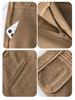 Saidel Women's Plus Size Straight-Leg Casual Pants - Slimming Baguette Style for Spring & Autumn 2025