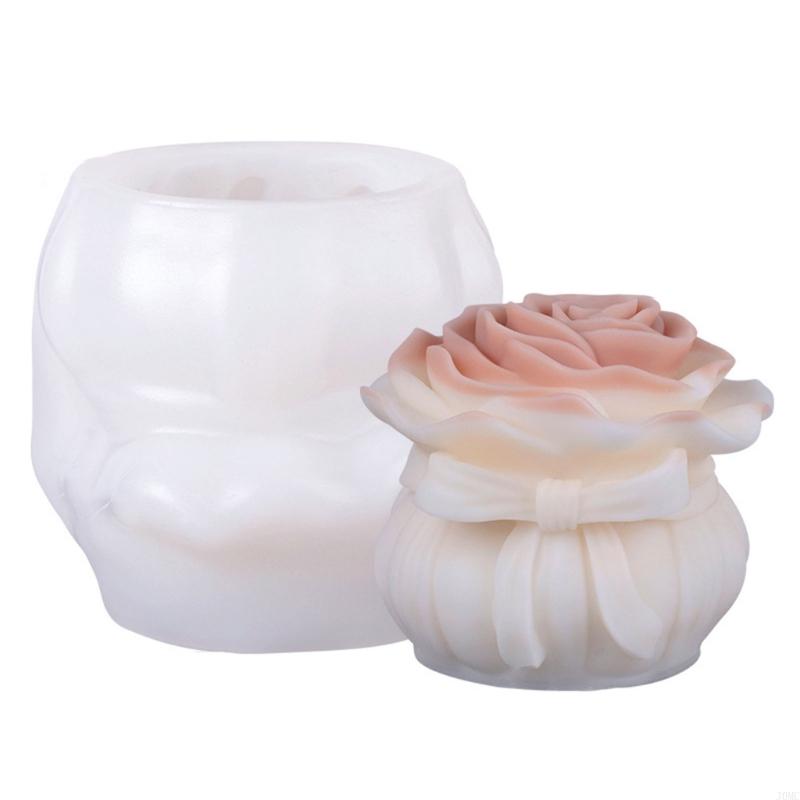 Flower Molds Rose Casting Molds Silicone Mould Plasters Molds Epoxy Resin Molds for Home Decoration J0MC