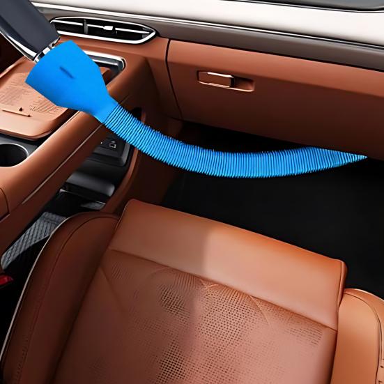 Vacuum Cleaner Pipe Head, Dryer Vent Cleaning Attachment for Narrow Gaps, Universal Compatibility Stretch Connector Compatible with Most Vacuum
