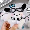 1Pc Diy Accessories Kawaii Sanrio Keychain Plush Pochacco Doll Anime Cartoon Bag Pendant Car Keyring Toy For Kid Gift