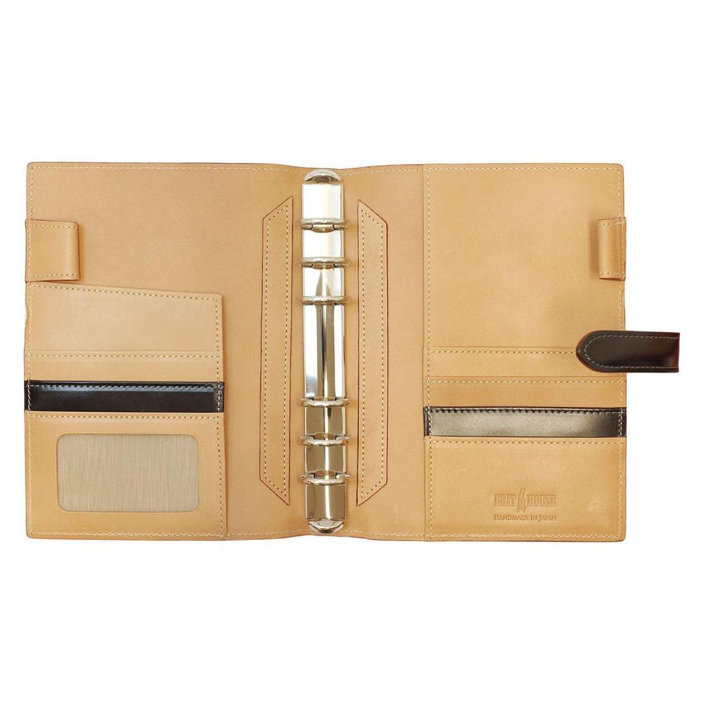 BRIT HOUSE System Notebook Cordovan Black CO-1025-BK