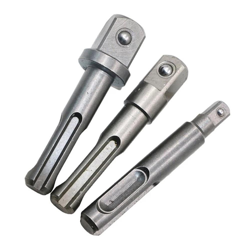 Tool Driver Adapter 1/2” 3/8” 1/4” 3Pcs/set Easy To Be Install High Occlusion