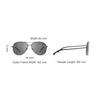 Chanel Gafas de sol de aviador con montura de metal unisex Gafas de sol CH4189TQ-C11287