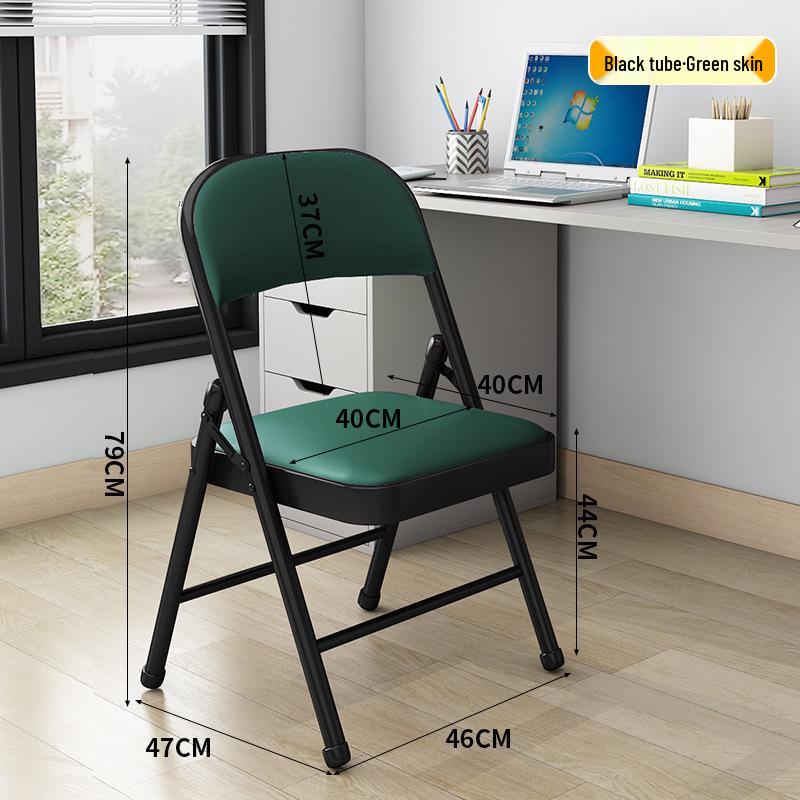 Modern Minimalist Folding Armchair with Backrest - Comfortable, Portable Chair for Dorms & Bedrooms