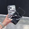 Matte electroplated silver pleats for iPhone17Pro max Apple 16 mobile phone case 15/14 premium sense