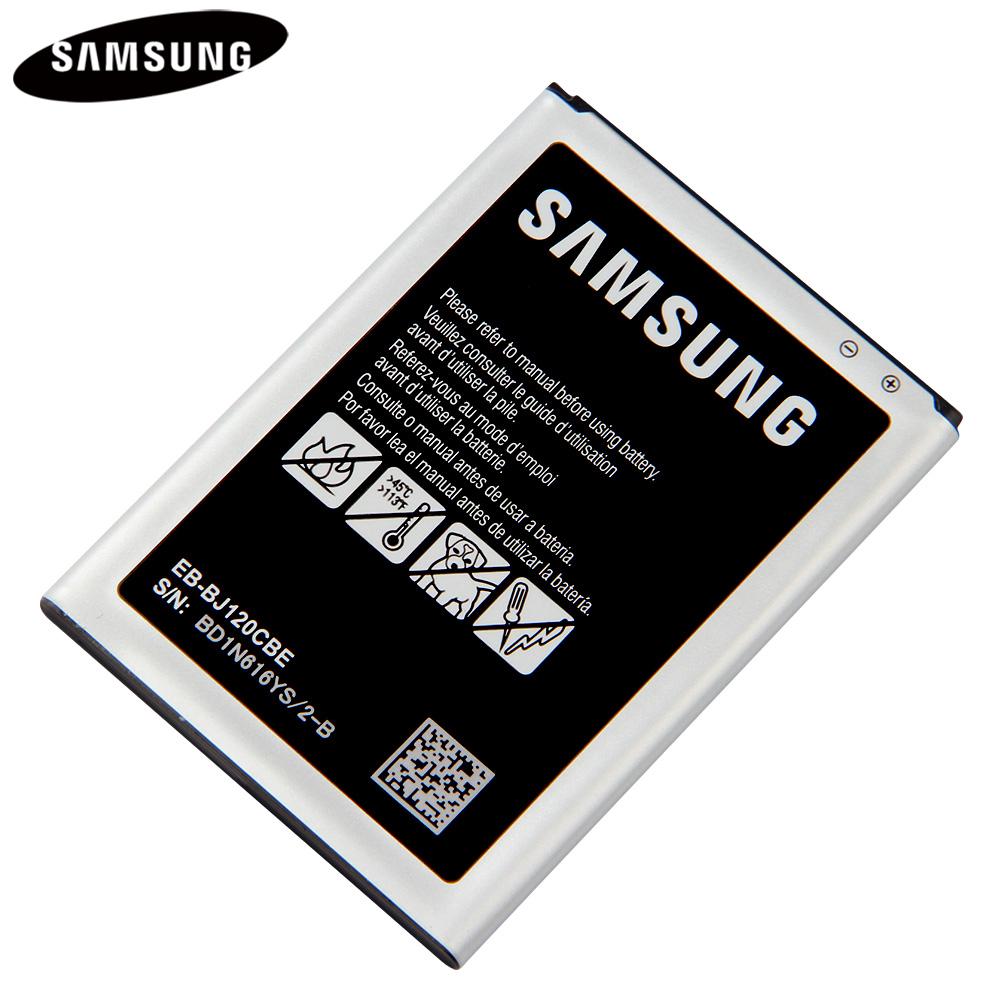 Samsung Galaxy Express 3 J120A J120 J120F J120h J120ds NFC İçin Orijinal Şarj Edilebilir Lityum Pil Telefon Bataryası 2050mAh EB-BJ120CBE EB-BJ120CBU