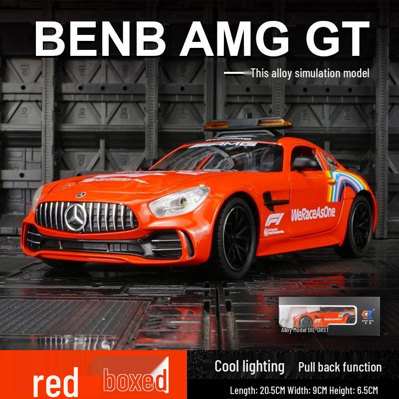 

Zhi CZ24972 GT Гоночный автомобиль безопасности Модель из сплава Украшение Суперкар Игрушка